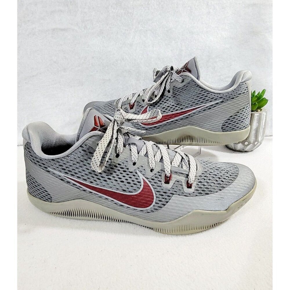 Nike Kobe 11 Xi Lower Merion Aces Men's Gray Athletic Shoes Lace Up Size 10.5 - Picture 1 of 11